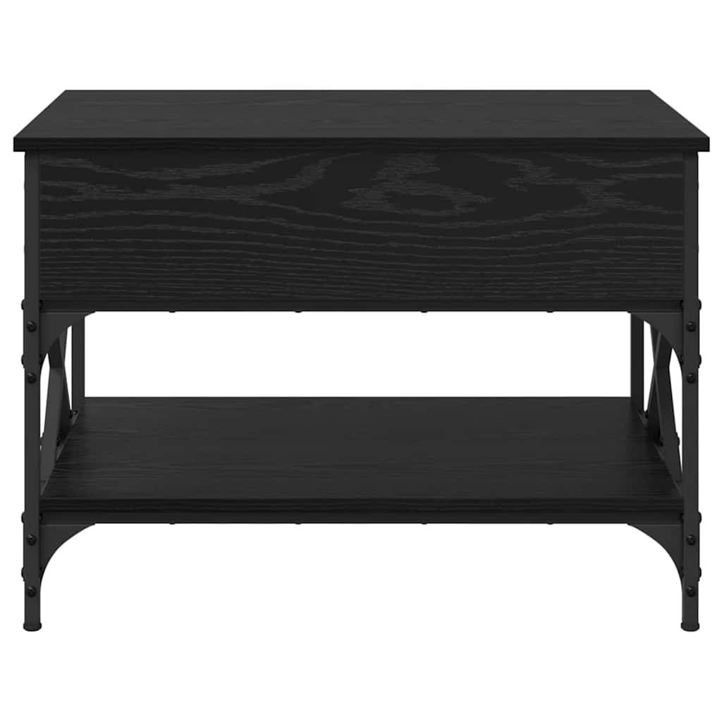 Kaffebord Svart Eik 70x50x50cm Konstruert tre