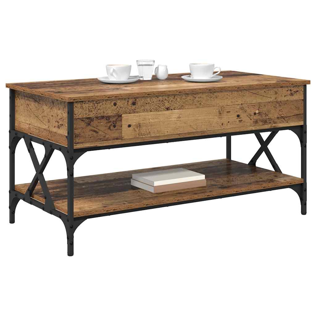 Kaffebord Gamle tre 100 x 50 x 50 cm Konstruert tre