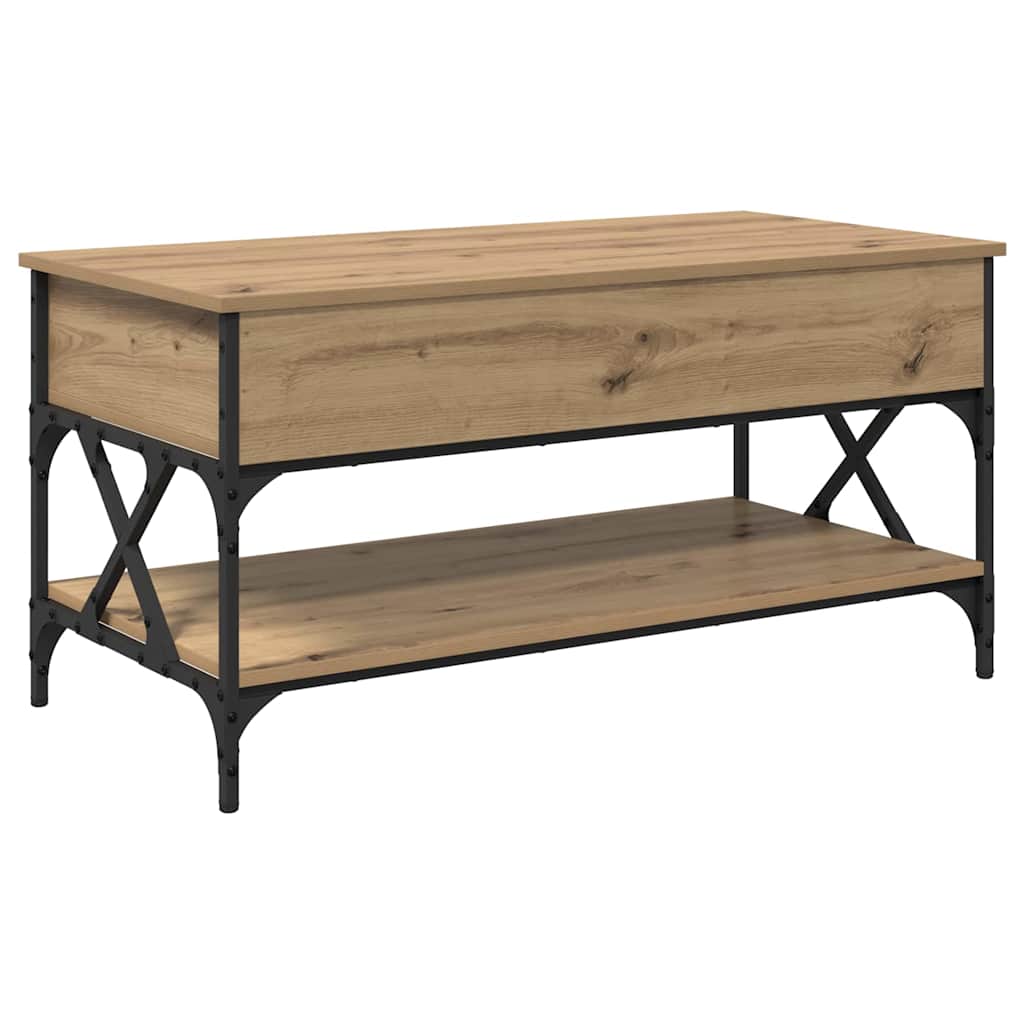 Kaffebord Artisan Eik 100 x 50 x 50 cm Konstruert tre
