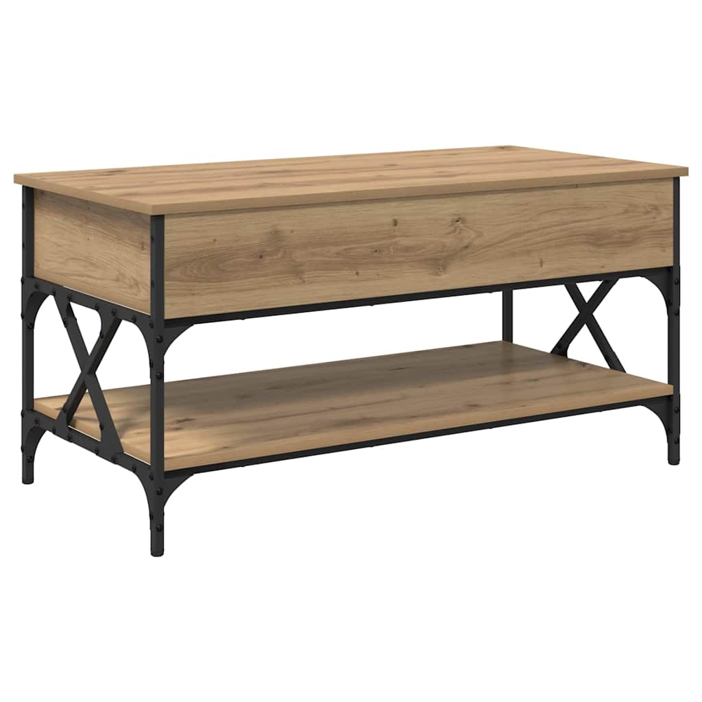 Kaffebord Artisan Eik 100 x 50 x 50 cm Konstruert tre