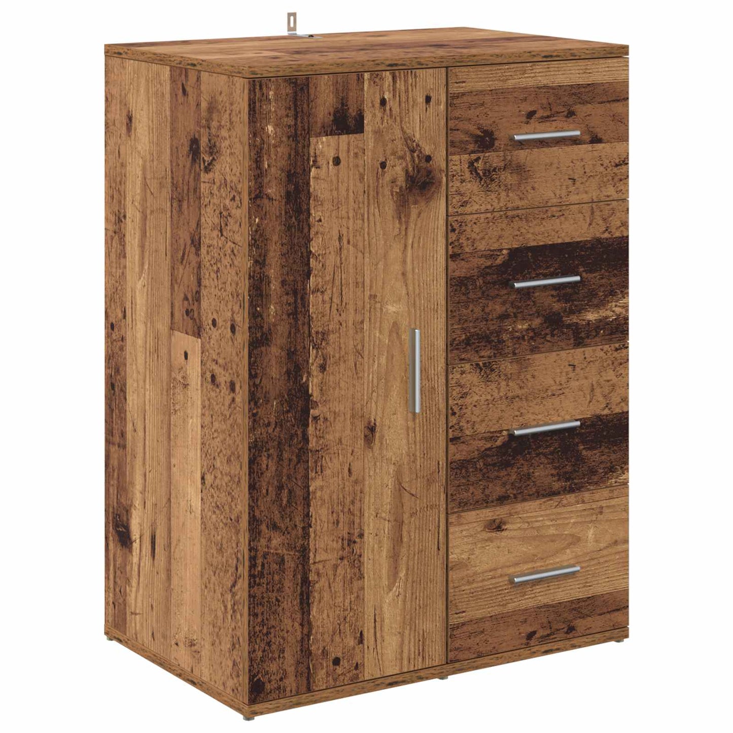 Serviesskap med skuff Gamle tre 59 x 39 x 80 cm Konstruert tre