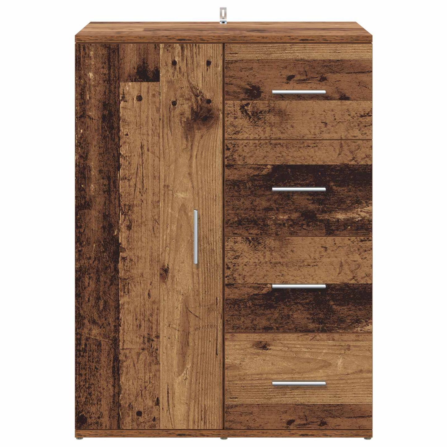 Serviesskap med skuff Gamle tre 59 x 39 x 80 cm Konstruert tre