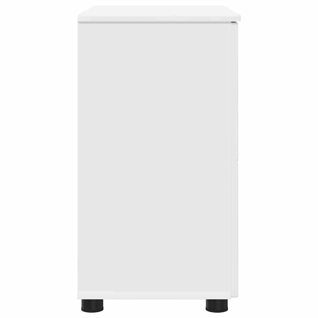 Baderomsskap Hvit 61 x 35 x 64 cm Konstruert tre & Metall