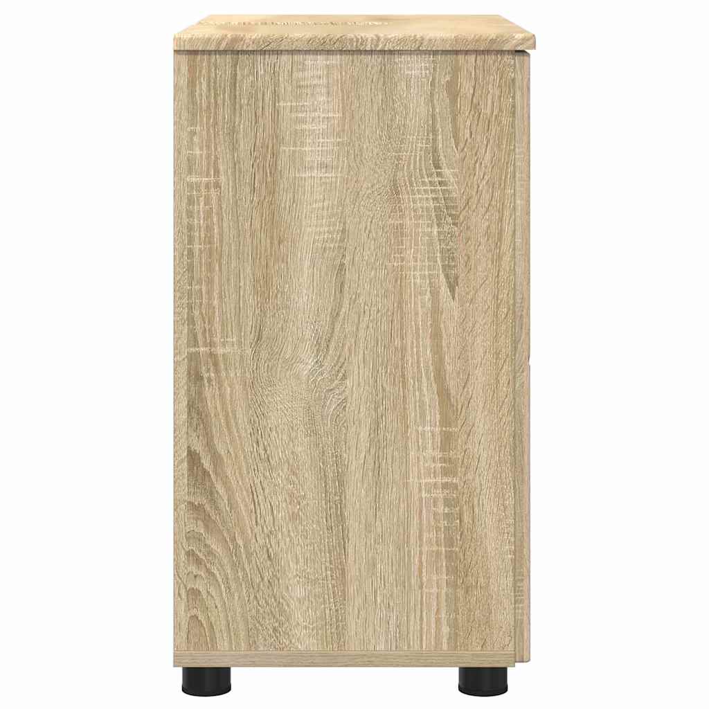 Baderomsskap Sonoma eik 61 x 35 x 64 cm Konstruert tre & Metall