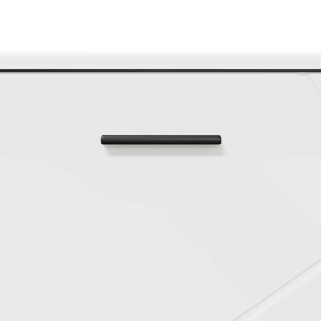 Baderomsskap Hvit 76,5 x 35 x 64 cm Konstruert tre & Metall