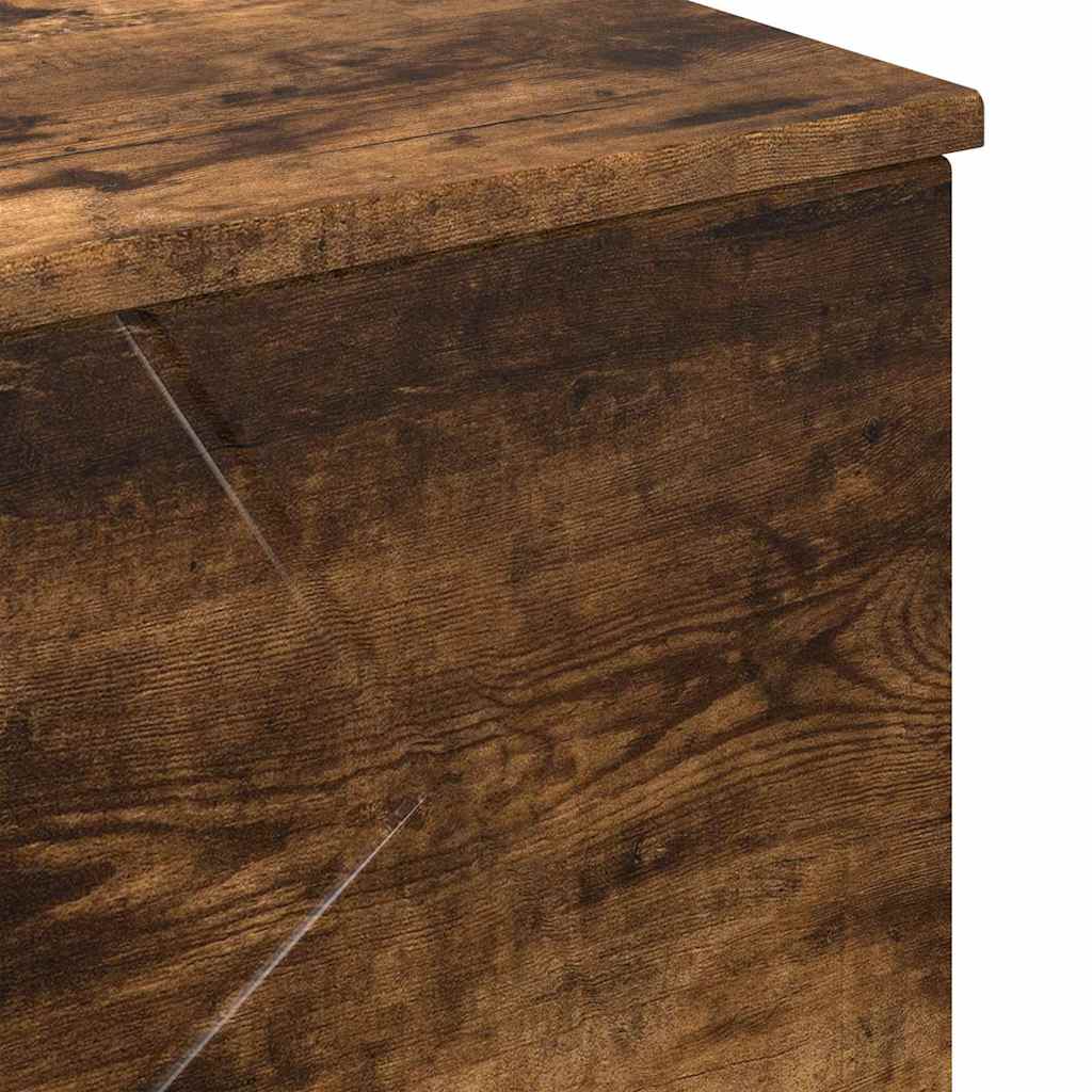 Baderomsskap Røkt eik 76,5 x 35 x 64 cm Konstruert tre & Metall