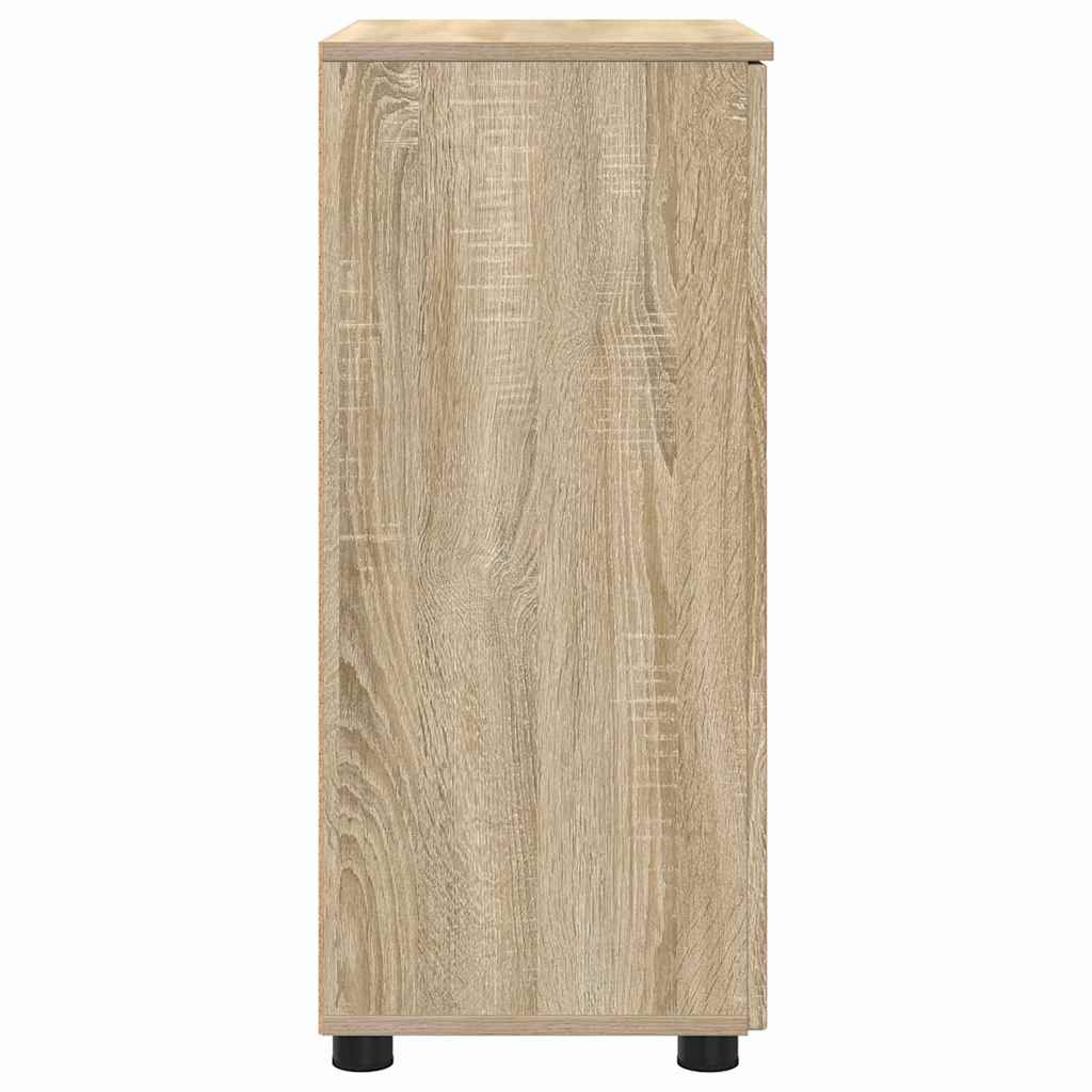 Baderomsskap Sonoma eik 60 x 35 x 80 cm Konstruert tre & Metall