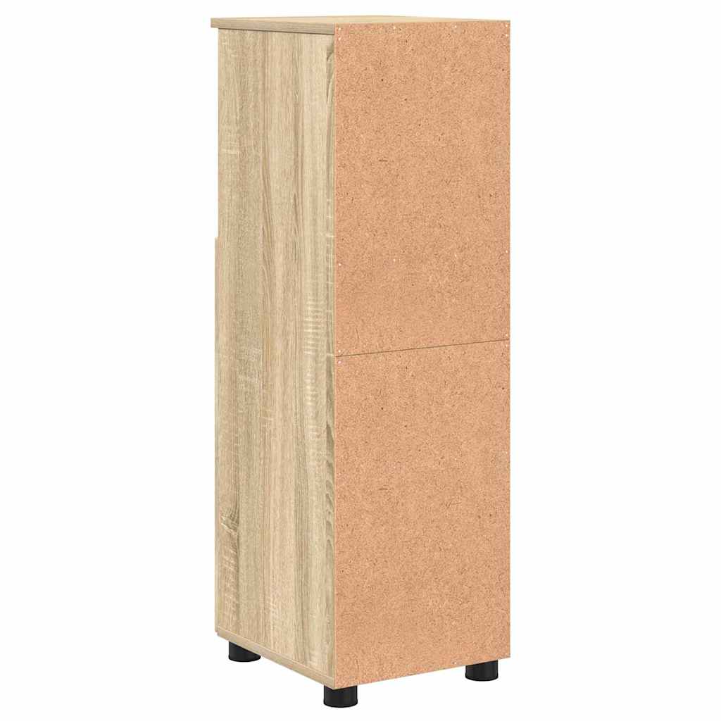Baderomsskap Sonoma eik 30 x 35 x 95 cm Konstruert tre & Metall