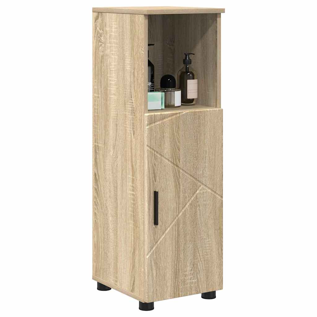 Baderomsskap Sonoma eik 30 x 35 x 95 cm Konstruert tre & Metall