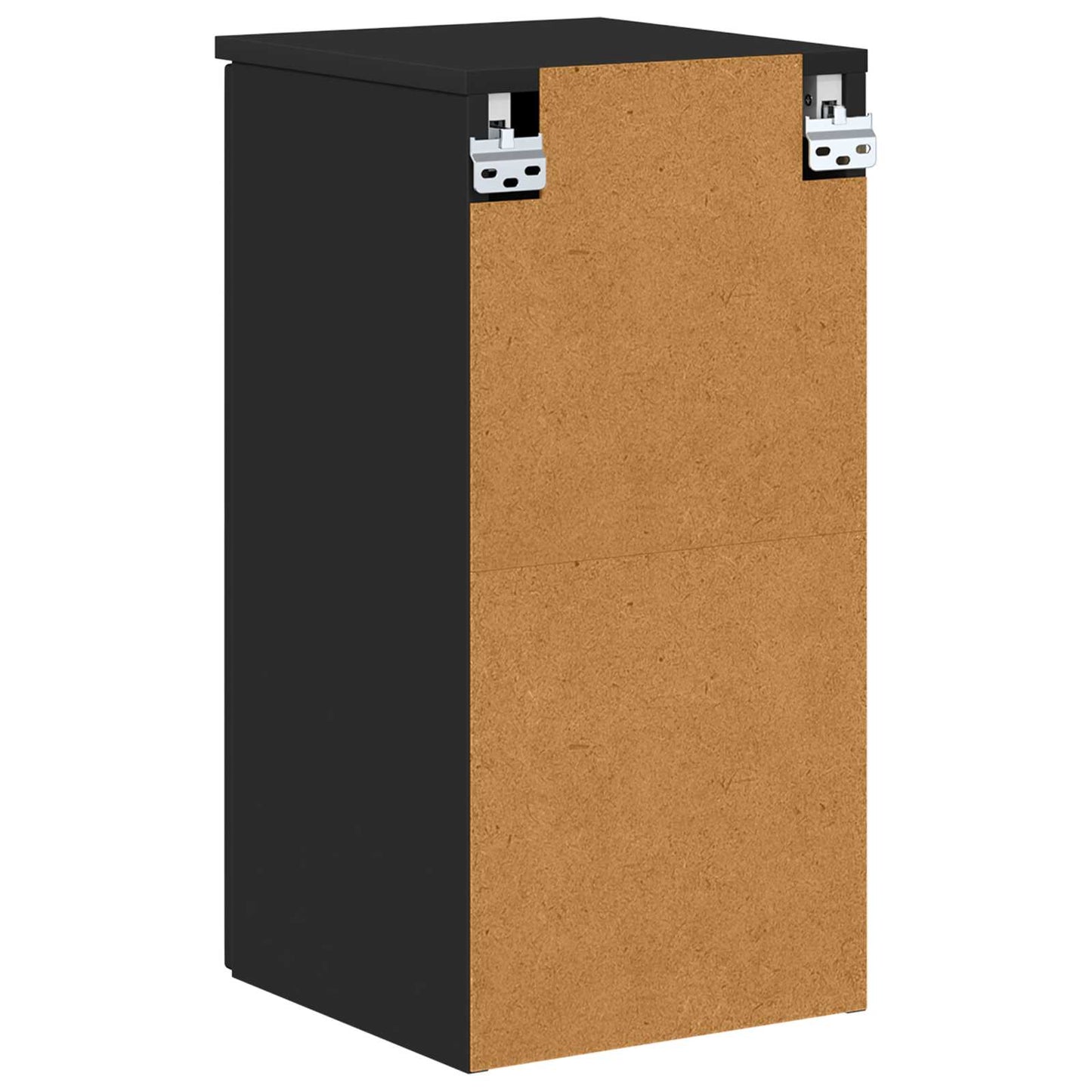 Baderomsskap Svart 30 x 31,5 x 61 cm Konstruert tre & Metall