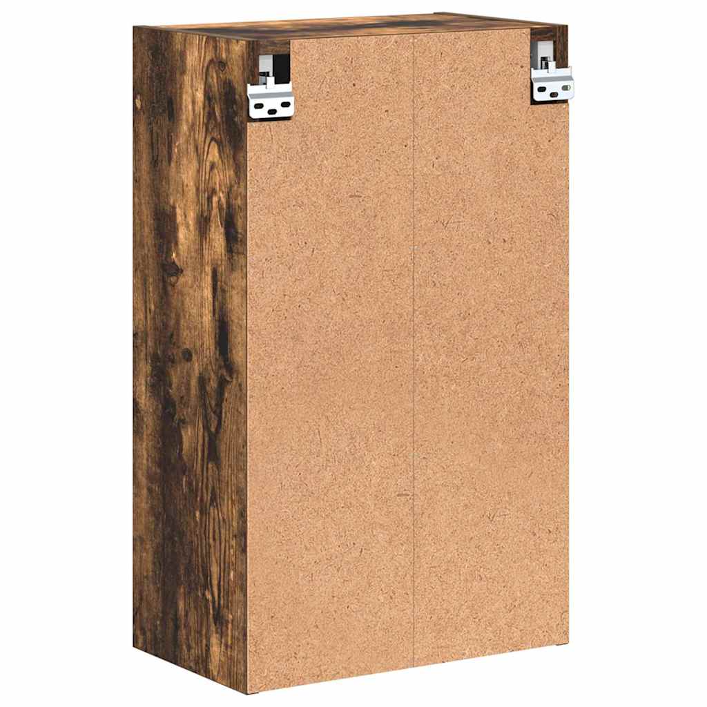 Baderomsskap Røkt eik 30 x 31,5 x 61 cm Konstruert tre & Metall