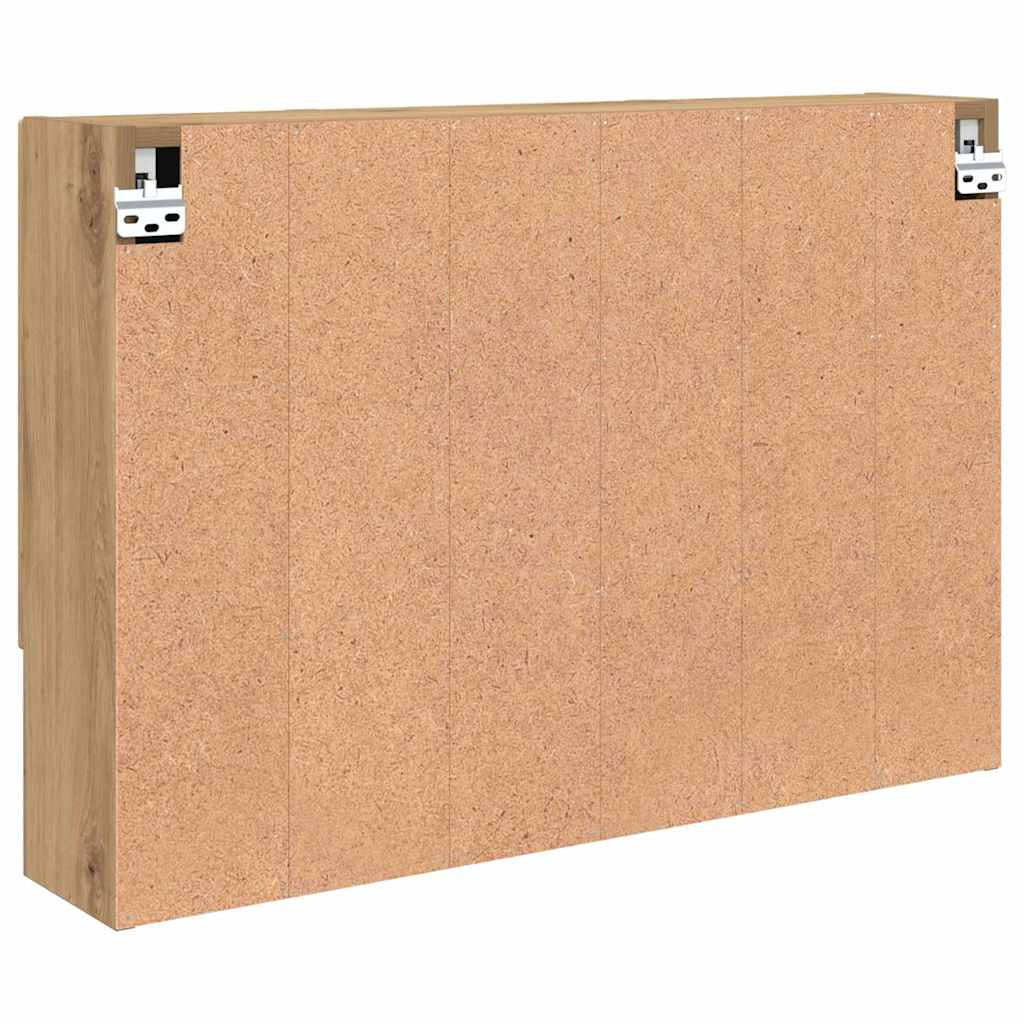 Speilskap med dør Artisan Eik 80 x 17 x 55 cm Konstruert tre