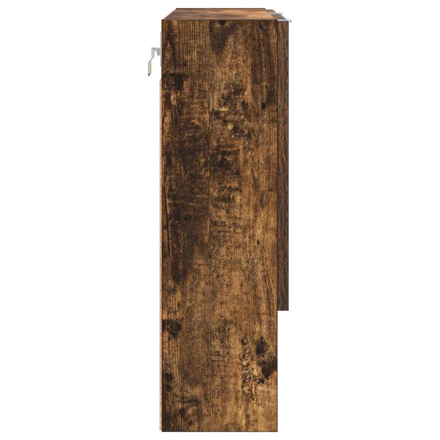 Speilskap Røkt eik 59 x 17 x 55 cm Konstruert tre