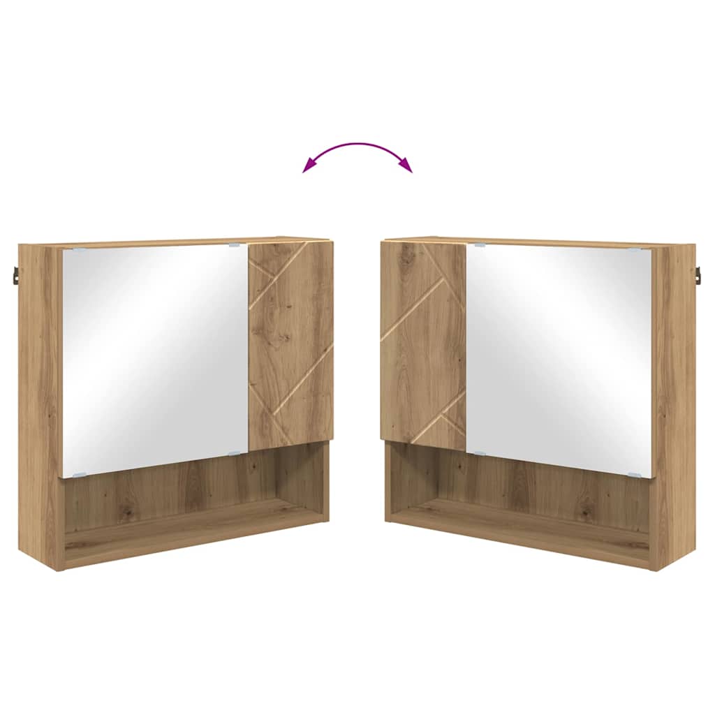 Speilskap Artisan Eik 59 x 17 x 55 cm Konstruert tre