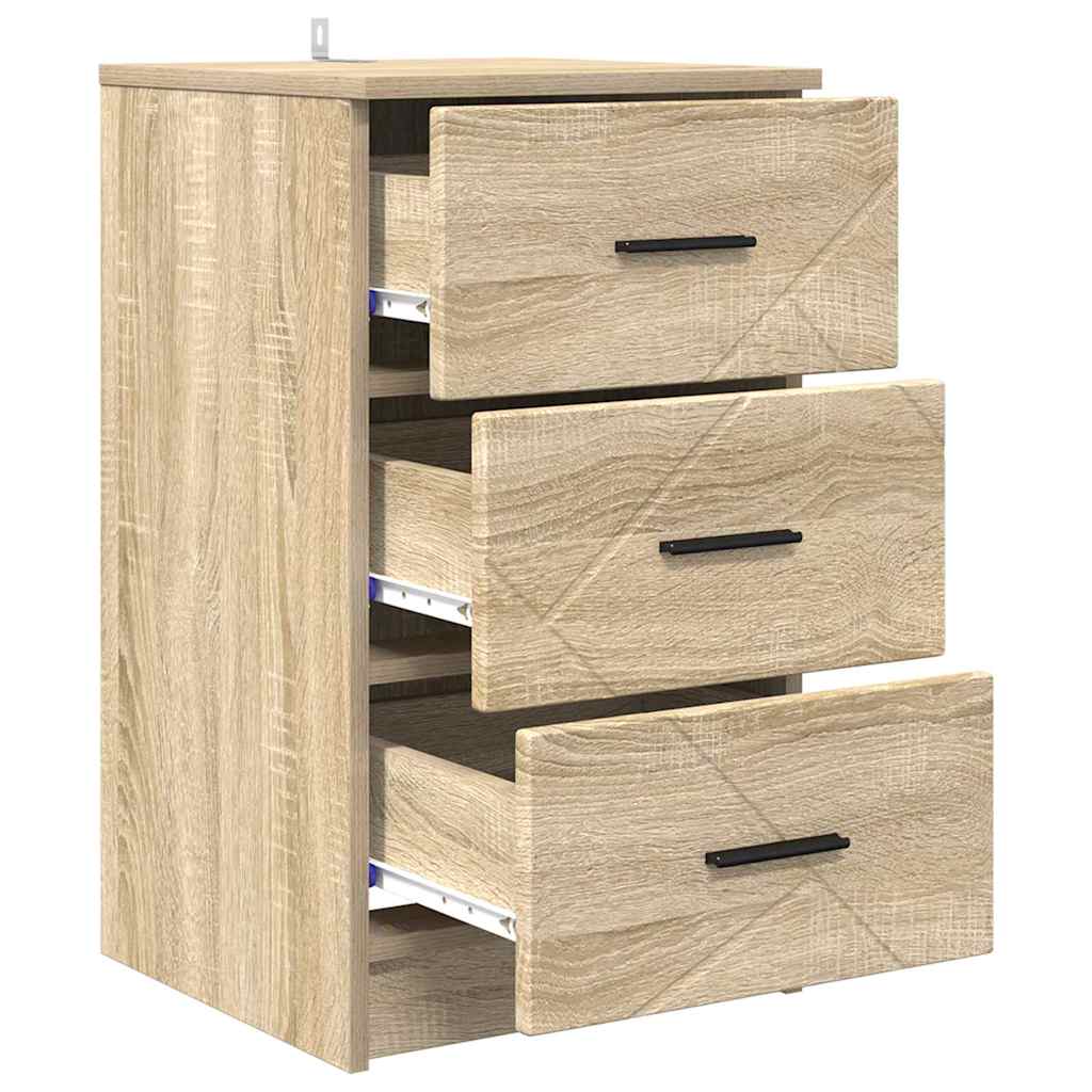 Nattbordskap Sonoma eik 38 x 38 x 66 cm Konstruert tre