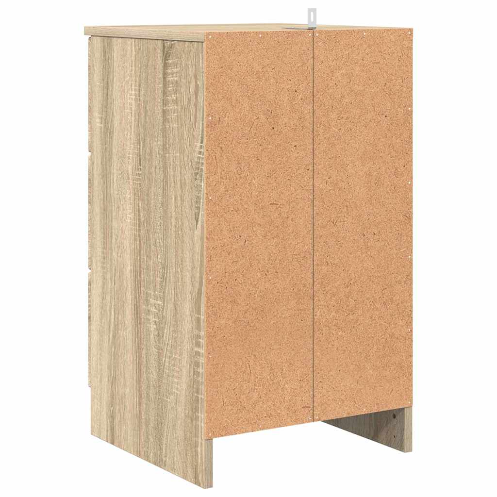 Nattbordskap Sonoma eik 38 x 38 x 66 cm Konstruert tre