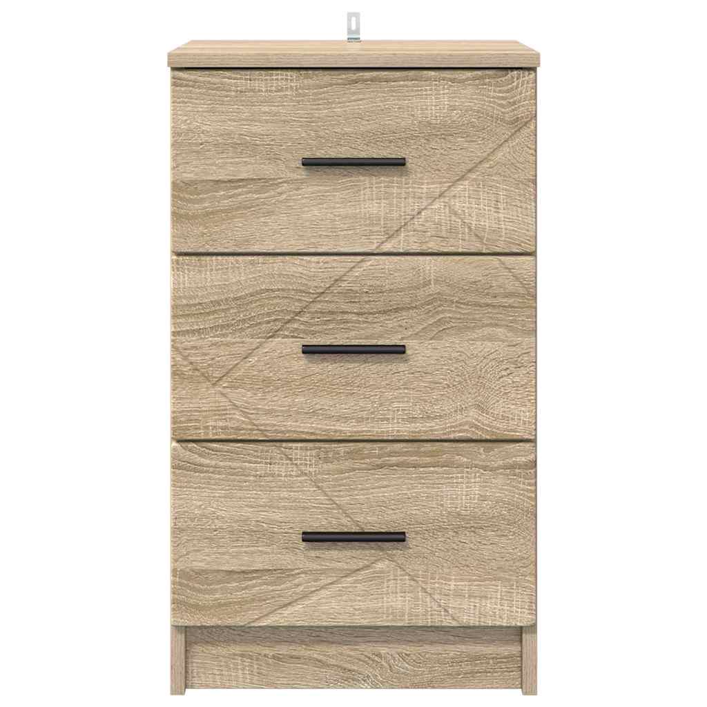 Nattbordskap Sonoma eik 38 x 38 x 66 cm Konstruert tre