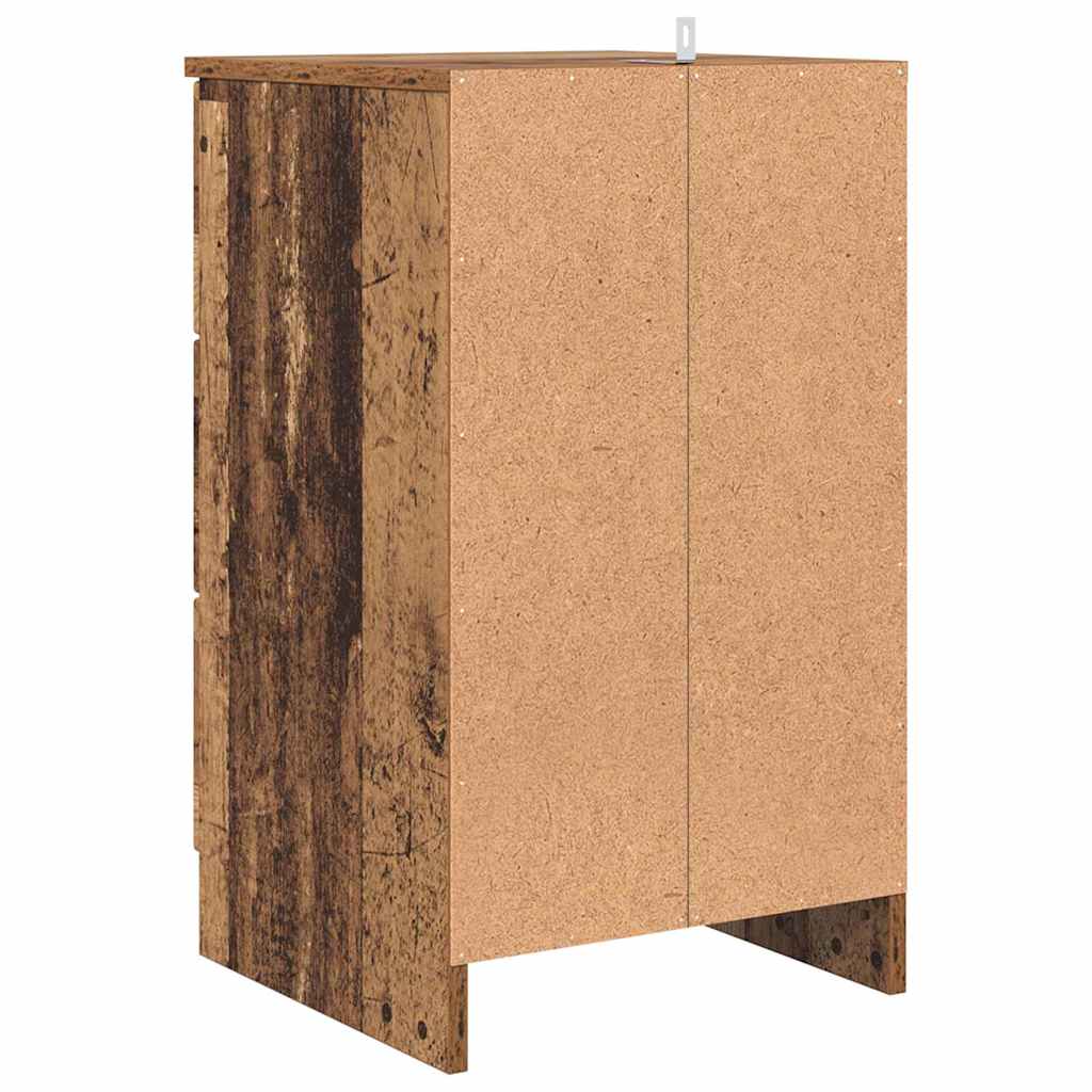 Nattbordskap Gammelt tre 38 x 38 x 66 cm Konstruert tre