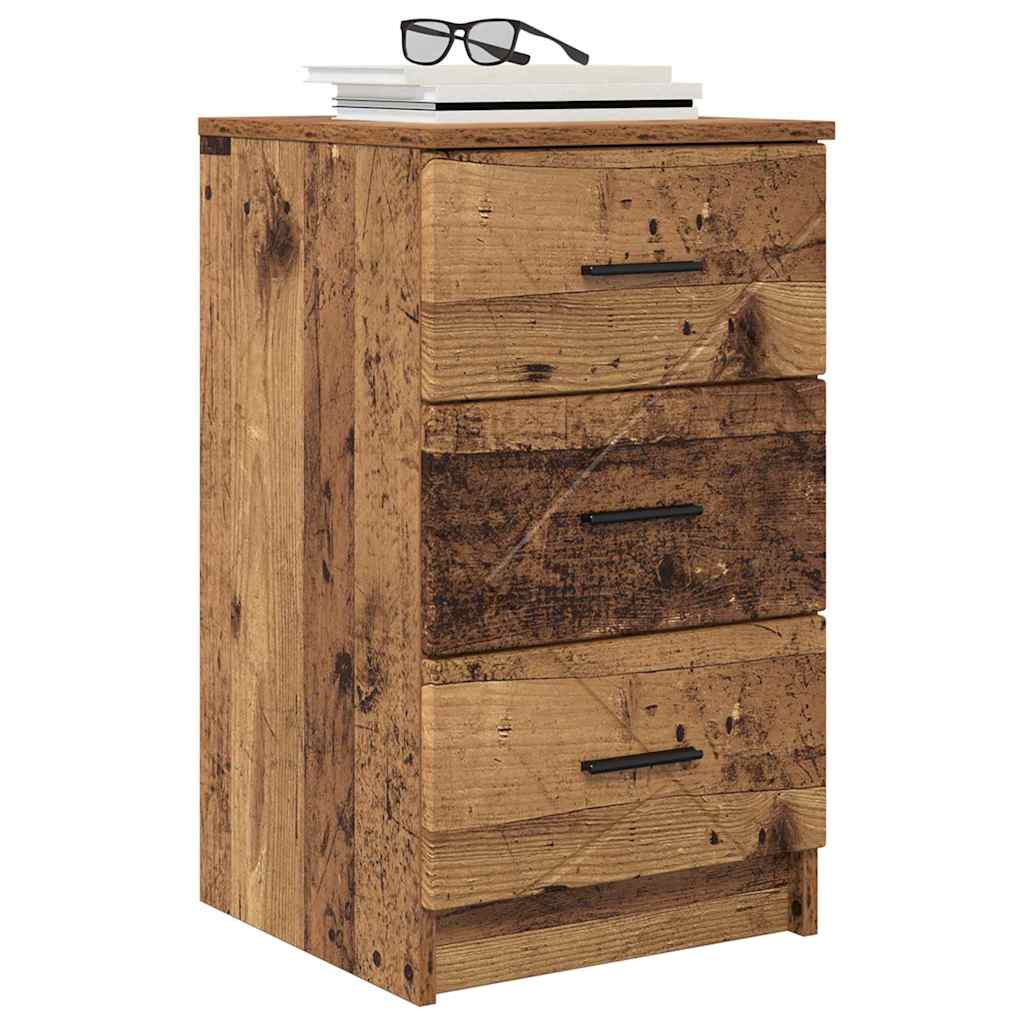 Nattbordskap Gammelt tre 38 x 38 x 66 cm Konstruert tre
