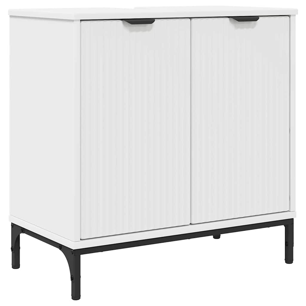 Baderomsvaskeskap Hvit 60,5 x 33,5 x 61 cm Konstruert tre