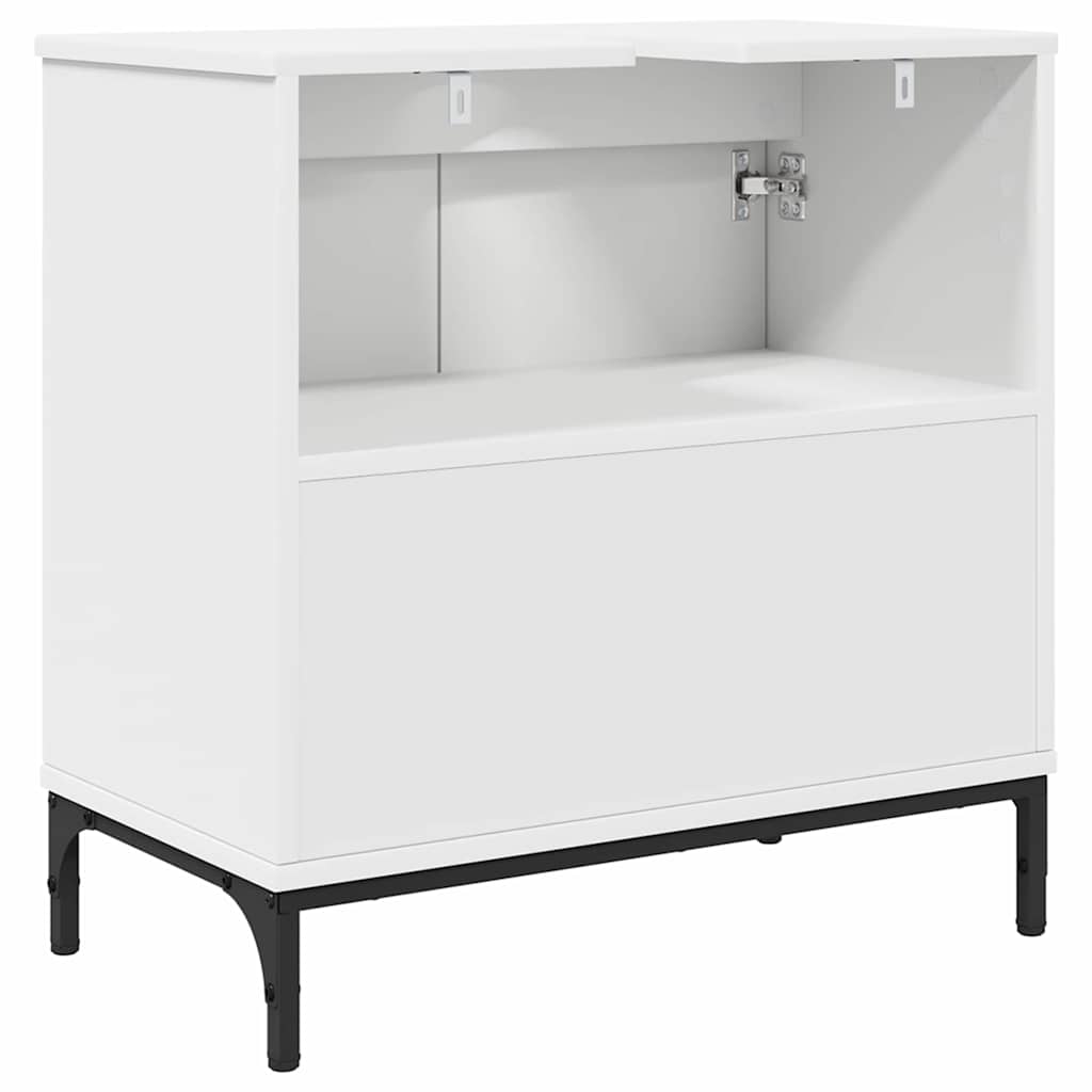 Baderomsvaskeskap Hvit 60,5 x 33,5 x 61 cm Konstruert tre