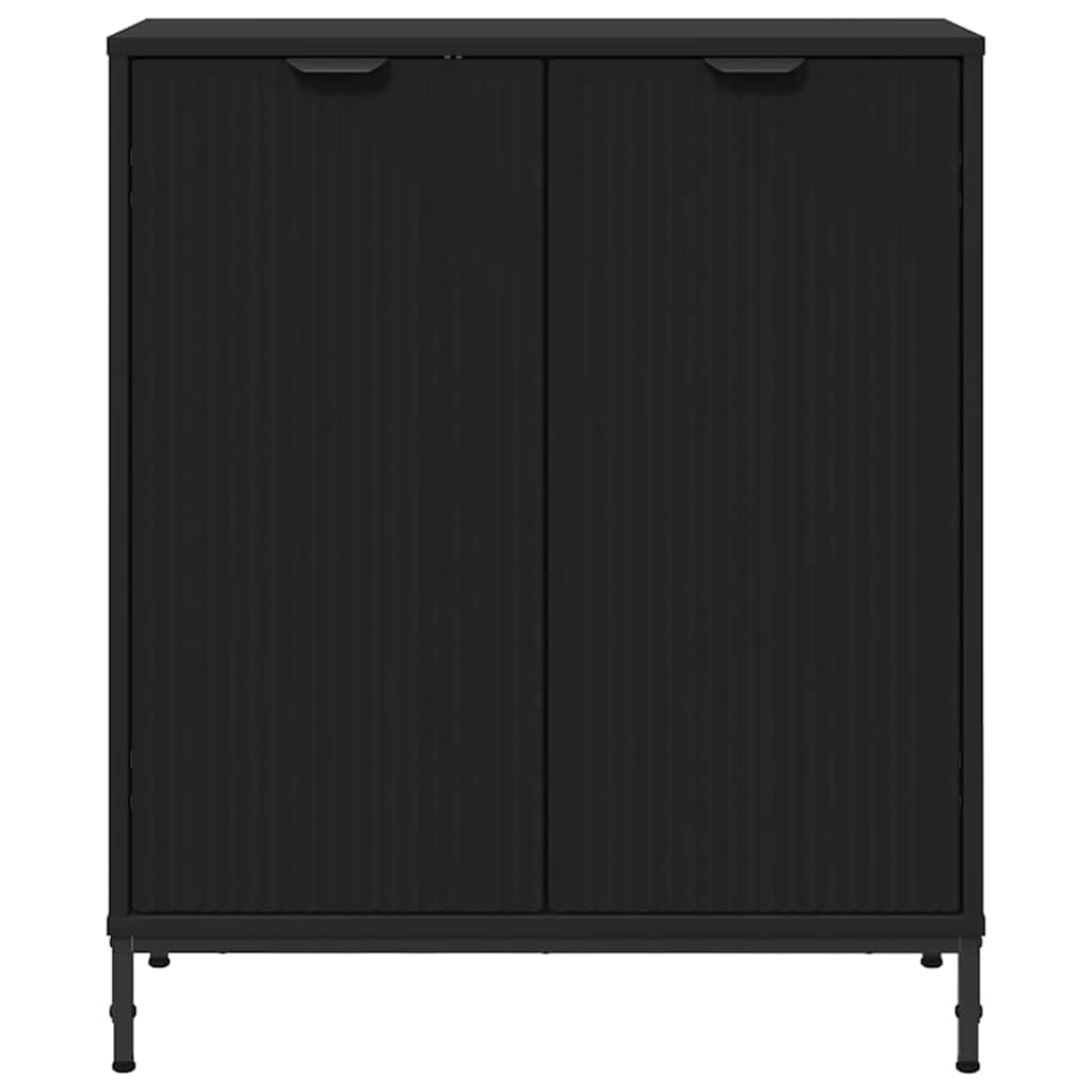 Serviesskap Svart 69,5 x 33 x 82 cm Konstruert tre