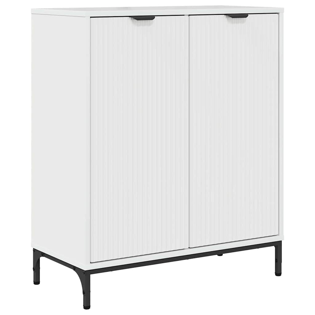 Serviesskap Høyglanset hvit 69,5 x 33 x 82 cm Konstruert tre