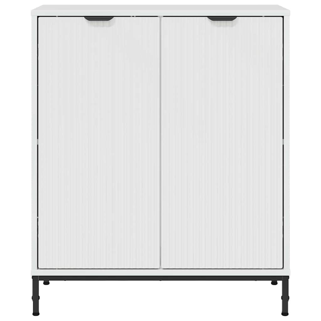 Serviesskap Høyglanset hvit 69,5 x 33 x 82 cm Konstruert tre