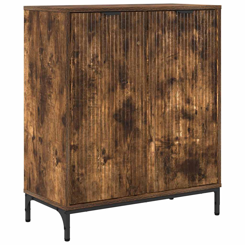 Serviesskap Røkt eik 69,5 x 33 x 82 cm Konstruert tre