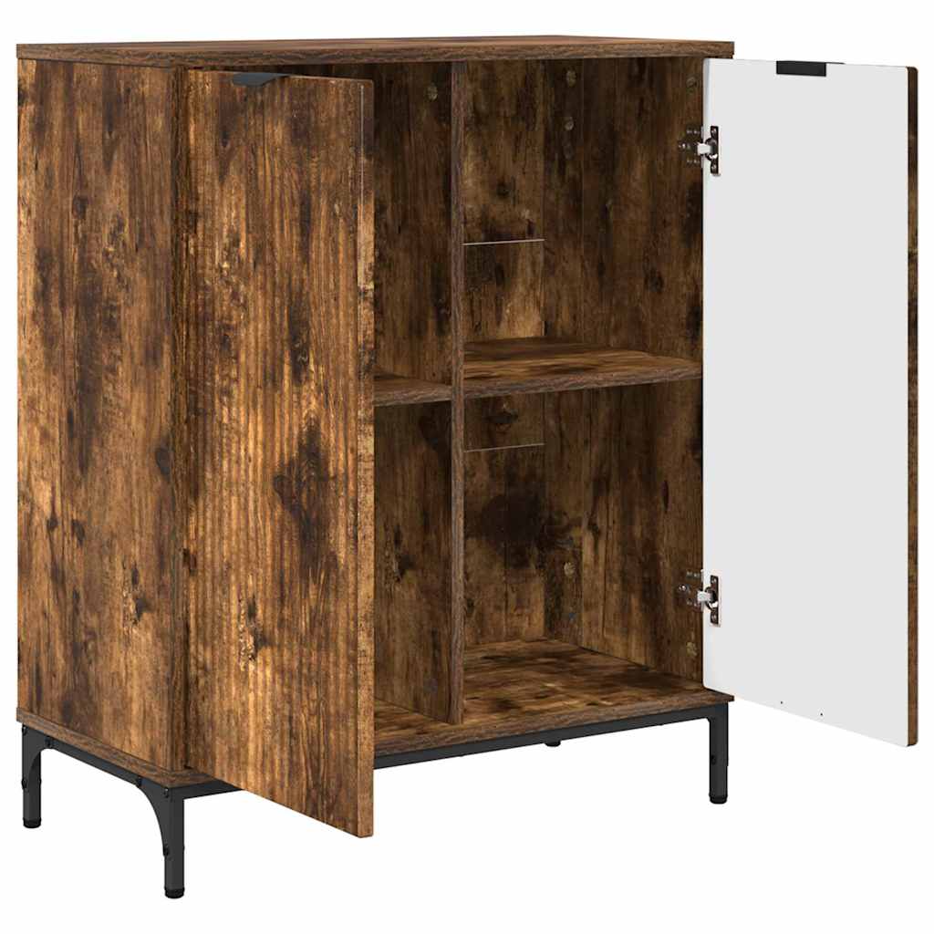 Serviesskap Røkt eik 69,5 x 33 x 82 cm Konstruert tre