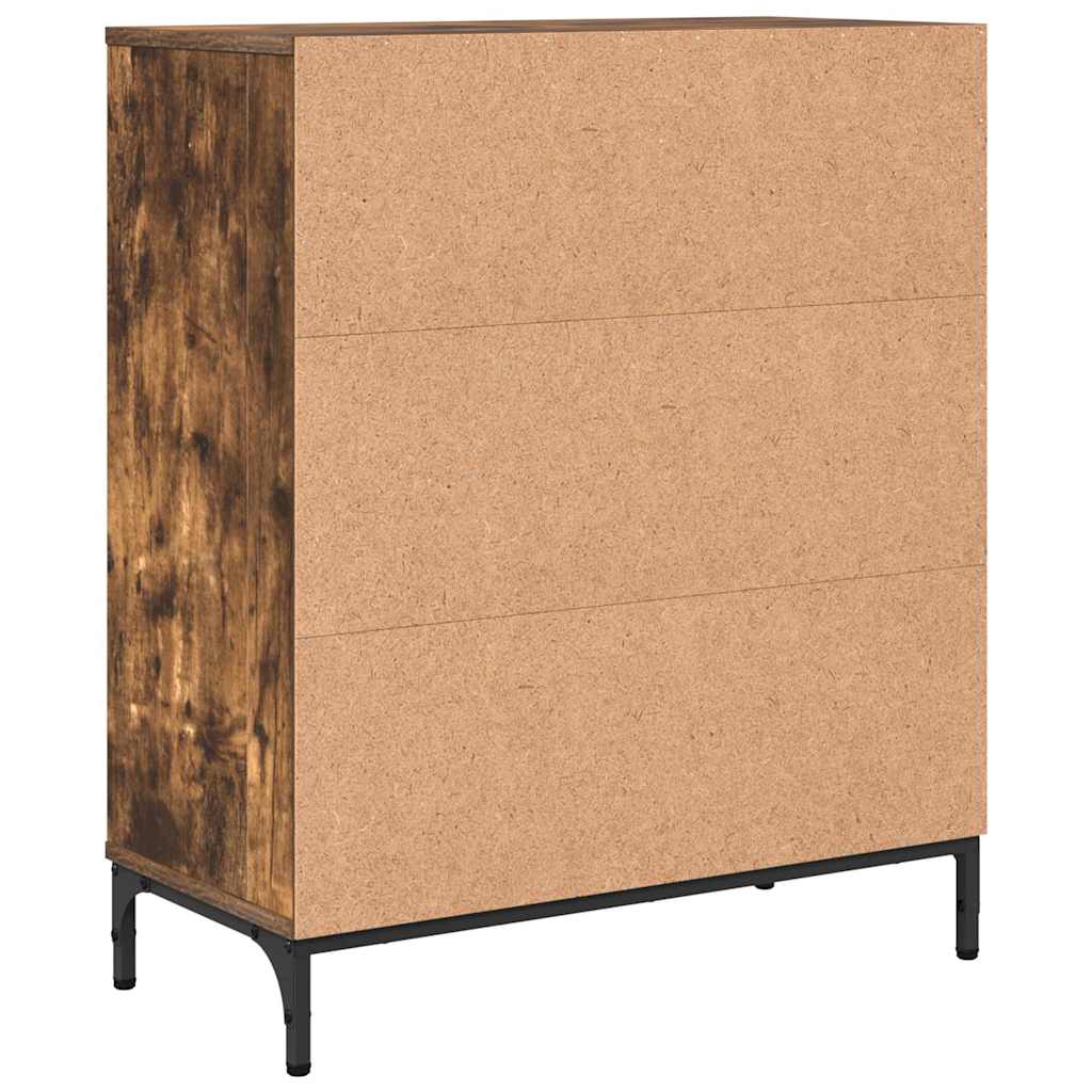 Serviesskap Røkt eik 69,5 x 33 x 82 cm Konstruert tre