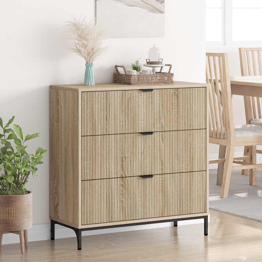 Serviesskap Sonoma eik 79,5 x 33 x 82 cm Konstruert tre