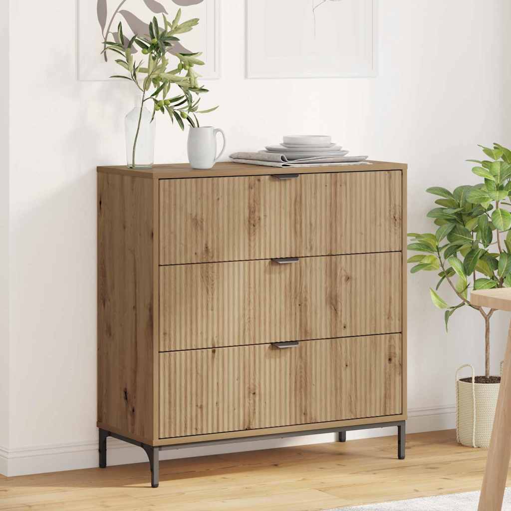 Serviesskap Artisan Eik 79,5 x 33 x 82 cm Konstruert tre