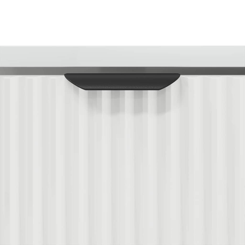 Kaffebord med skuff Hvit 90 x 49 x 46 cm Konstruert tre