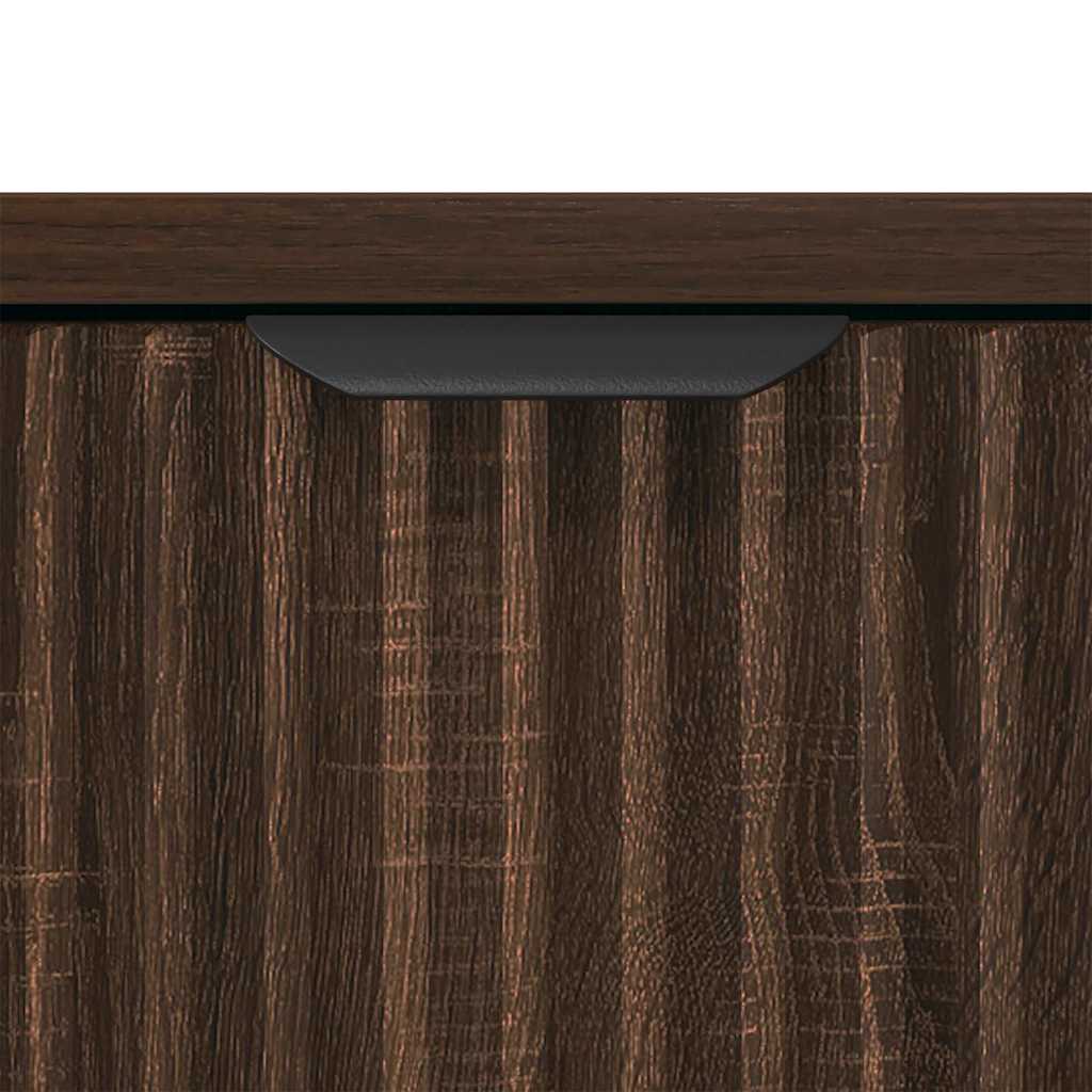 Kaffebord med skuff Brun Eik 90 x 49 x 46 cm Konstruert tre