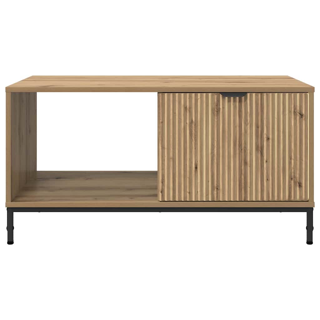 Kaffebord med skuff Artisan Eik 90 x 49 x 46 cm Konstruert tre