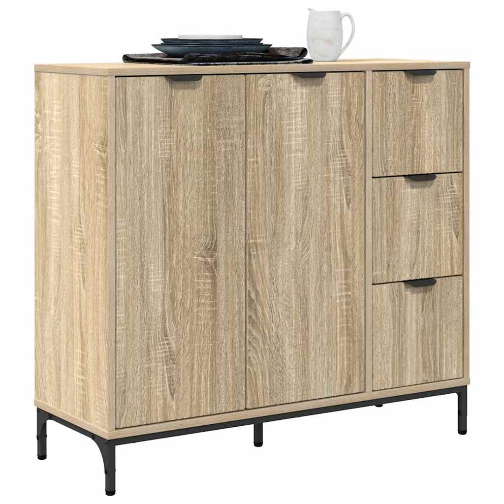 Serviesskap Sonoma eik 89,5 x 33 x 82 cm Konstruert tre