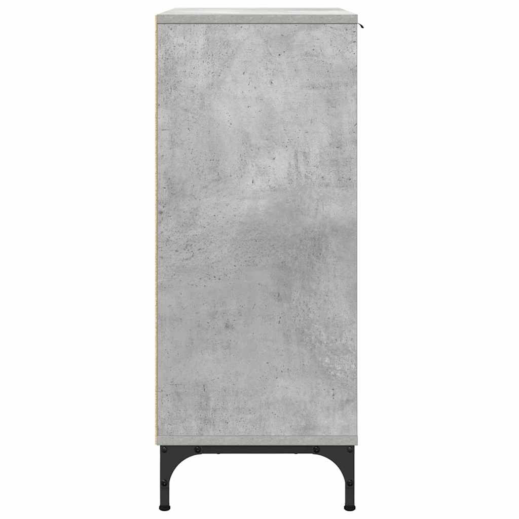 Serviesskap Betonggrå 89,5 x 33 x 82 cm Konstruert tre
