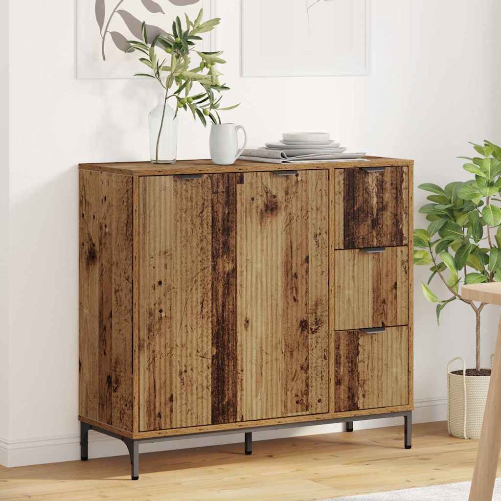 Serviesskap Gammelt tre 89,5 x 33 x 82 cm Konstruert tre