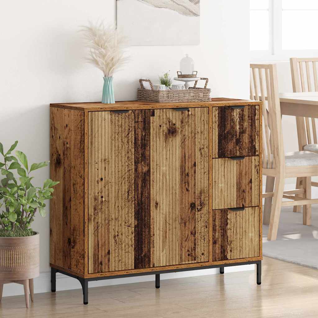 Serviesskap Gammelt tre 89,5 x 33 x 82 cm Konstruert tre