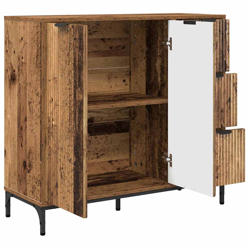 Serviesskap Gammelt tre 89,5 x 33 x 82 cm Konstruert tre