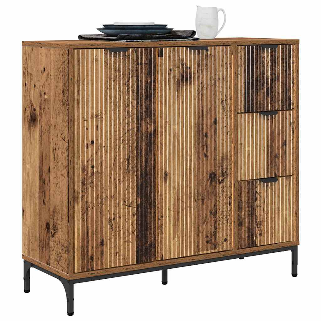 Serviesskap Gammelt tre 89,5 x 33 x 82 cm Konstruert tre