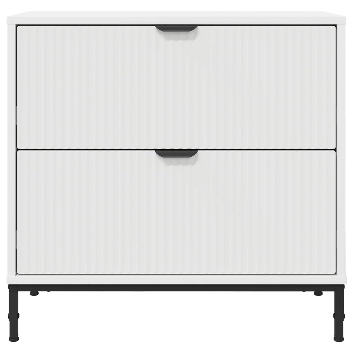 Nattbord Hvit 63,5 x 36 x 61 cm Konstruert tre