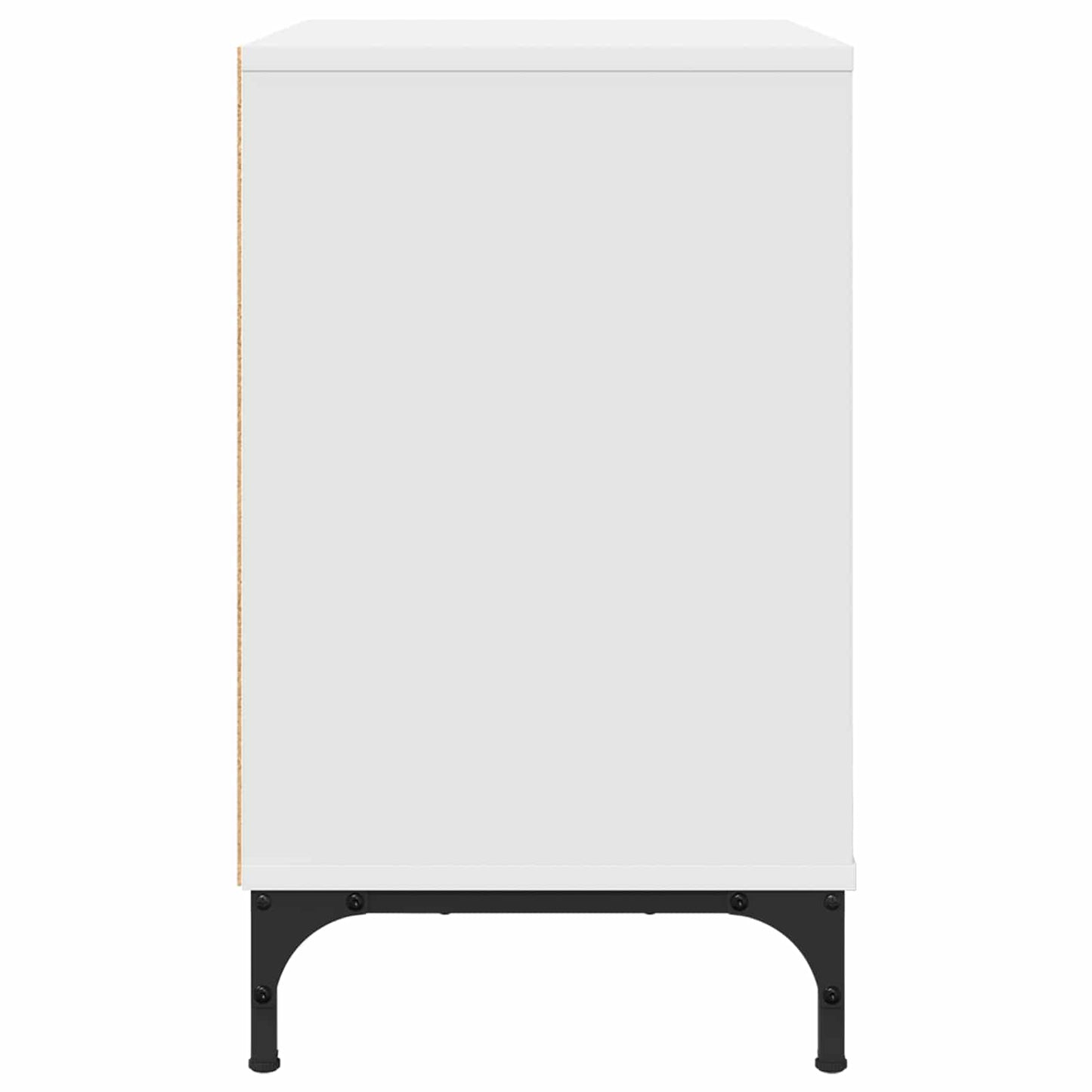 Nattbord Hvit 63,5 x 36 x 61 cm Konstruert tre