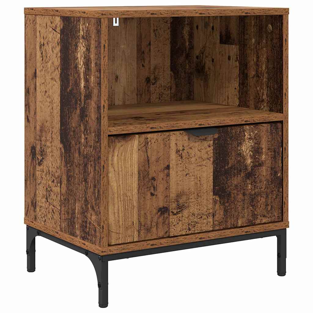 Nattbordskap Gammelt tre 49 x 36 x 61 cm Konstruert tre