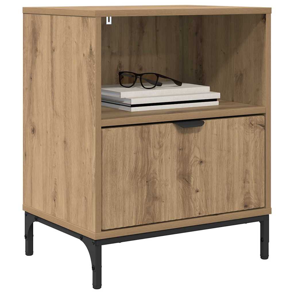 Nattbordskap artisan eik 49 x 36 x 61 cm Konstruert tre