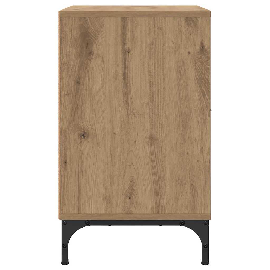 Nattbordskap 2 stk. artisan eik 49 x 36 x 61 cm Konstruert tre