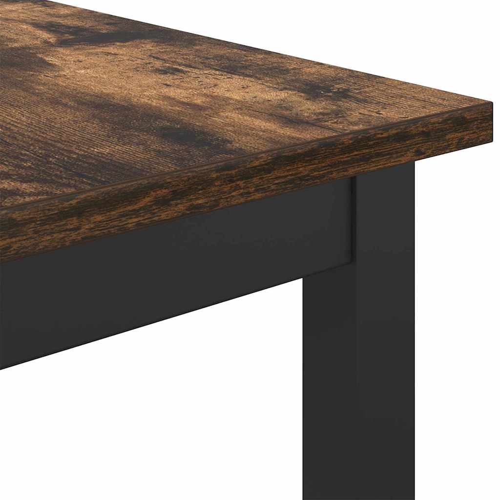 bord Røkt eik 100 x 40 x 100,5 cm Konstruksjonsvirke og stål