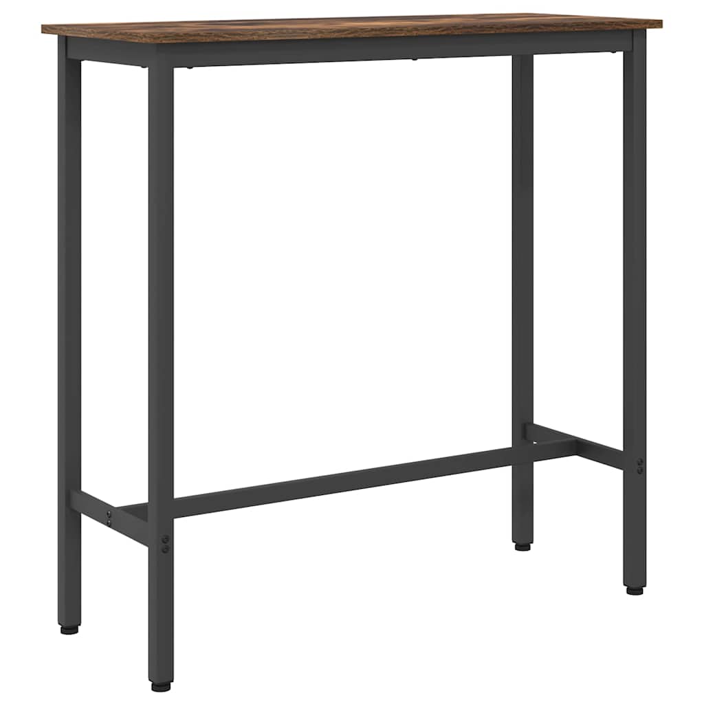 bord Røkt eik 100 x 40 x 100,5 cm Konstruksjonsvirke og stål