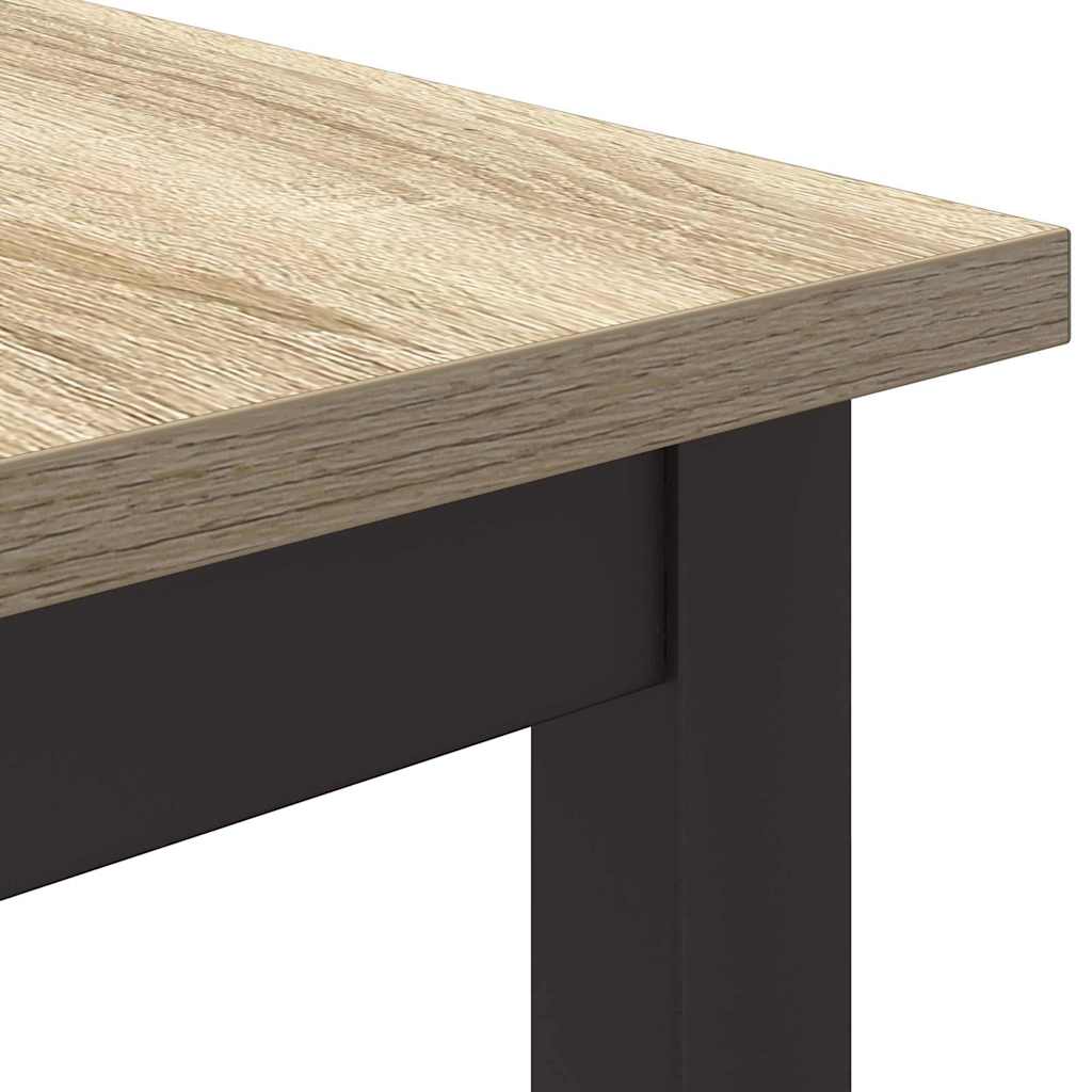 bord Sonoma eik 100 x 50 x 76,5 cm Konstruksjonsvirke og stål